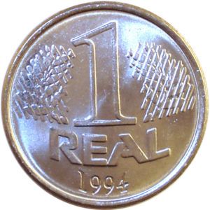 Coin: 1 Real (Brazil(1994~Today - Real) Col:BR-000279,WCC:km636 🪙