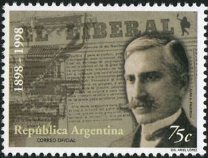 Cent of the daily newspaper "El Liberal", Santiago del Ester