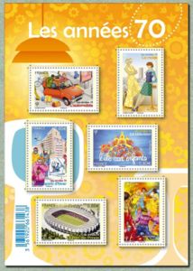 Stamp: Sheet the 70s (France(The 70s) Yt:FR F5056,Mi:FR BL329,Sn:FR ...