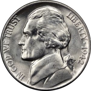 5 Cents (Jefferson - Billon)
