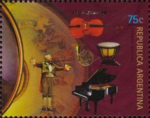 Singer and musical instruments