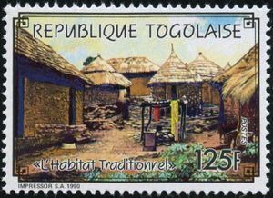 Traditional habitat of village