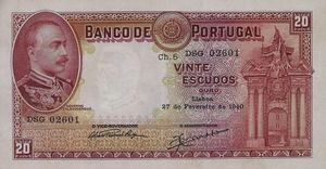 20 Escudos
