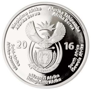 Coin: 2 Rand (cheetahs) (South Africa(1994~Today - Natura - Silver ...