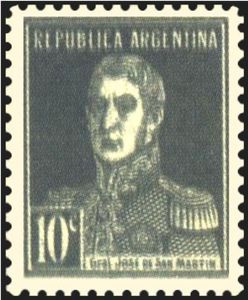 Stamp: José Francisco de San Martín (1778-1850) (Argentina(General San
