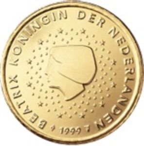 Monedă: 50 Euro Cent (1st Map / 1ste kaart) (Olanda(1999~2013