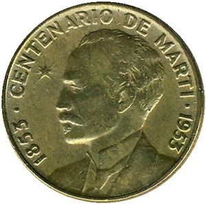 1 Centavo (100th Birthday national hero Jose Marti)