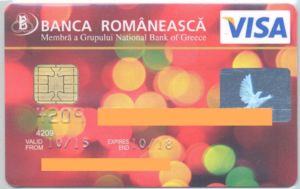 Bank Card: Spotted (Banca Romaneasca, RomaniaCol:RO-VI-0067.03