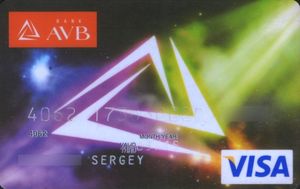 Bank Card: Triangle (Avtovazbank, RussiaCol:RU-VI-0764.01