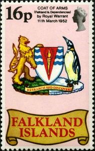 Arms of the Dependencies, 1952 