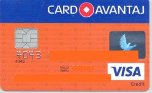 Bank Card: Card Avantaj (Credit Europe Bank, RomaniaCol:RO-VI-0009.04