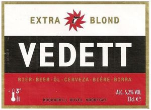 Veedett Drink Label: Vedett Extra Blond extra Intergalatic (Duvel Moortgat ...