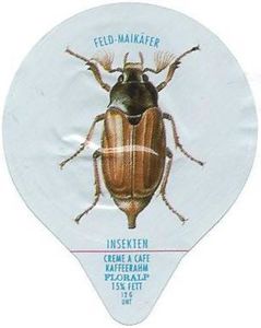 Mini Cup Lid: Feld-Maikäfer (Milchverband Aarau, Switzerland(775A ...
