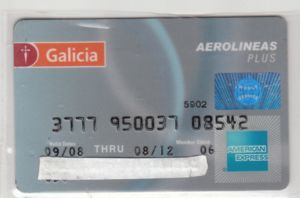 Banco Galicia Platinum AerolÃ­neas Plus