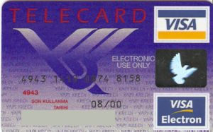 Bank Card: Telecard (Yapi Kredi Bankasi, Türkiye (Turkey)Col:TR-VE-0097
