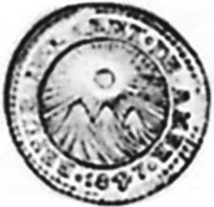 ½ Escudos (Costa Rica. Inverted C)