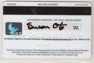 Bank Card: AT&T Promotional card (MetaBank, United States of AmericaCol ...