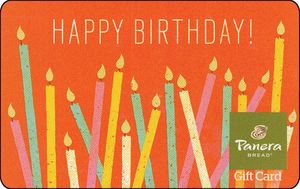 Gift Card: Happy Birthday! (Panera, United States of America(Happy