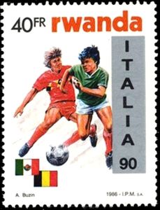 Mexico, Belgium - overprint