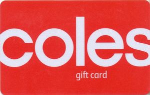 can coles gift cards be used for cigarettes Gift Card: Coles Gift card red (Coles CS, Australia(CS Corporate series)  Col:AU-CS056-DA0713-100-1310 💳