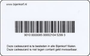 de bijenkorf card