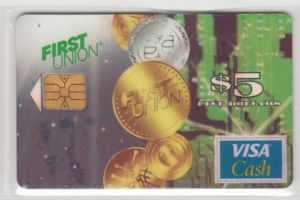 Bank Card: First Union (First Union Bank, United States of America) Col ...
