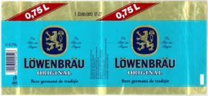Drink Label: Lowenbrau. Original (S.C. Bergenbier S.A., RomaniaCol:RO ...