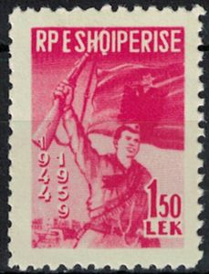 Soldier with Rifle and Flag