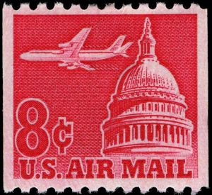 Jet Airliner over Capitol