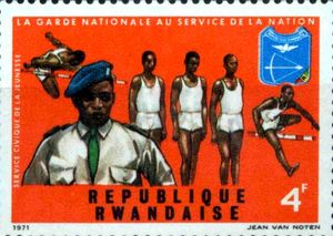 Emblem & Guardsmen Exercising