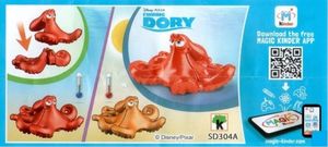 kinder surprise finding dory