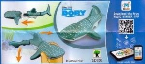 kinder surprise finding dory