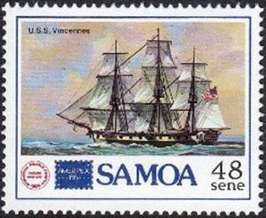 Sailing ship U.S.S. Vincennes