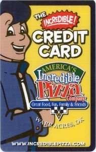 Gift Card: Incredible Pizza (Restaurants, United States of America ...