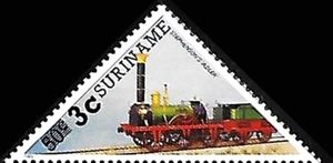 Steam Locomotive 'Nr 3737' - Overprint