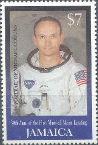 Stamp: Michael Collins (Pilot of Command Module) (Jamaica(30th ...