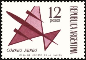 Air Mail - Stylized aircraft