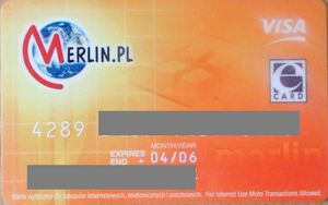 Bank Card: Merlin.pl (BRE Bank SA/MultiBank/mBank, PolandCol:PL-VI-0233