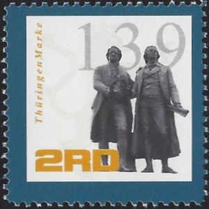 Goethe - Schiller Monument in Weimar