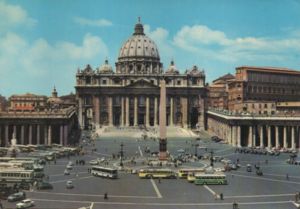 Vatican. Square and Church of St. Peter