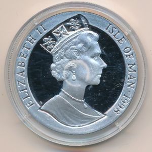 Coin: 1 Crown (Year of the Tiger) (Isle of Man(I77 - One Crown Coin: 1 Crown (Year of the Tiger) (Isle of Man(I77 - One Crown