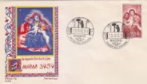 FDC 1958- Navidad (Alfil)