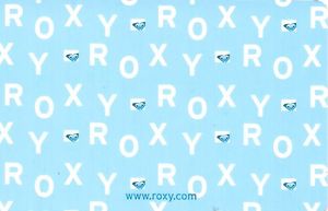 gift card: letters (roxy, united states of america) (roxy) col:us roxy 001 gift card: letters (roxy,