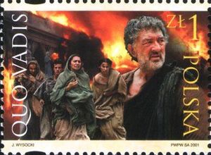 Stamp: Chilon Chilonides, Fire in Rome (Poland(Premiere of Movie 