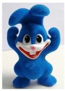Meal Toy: Blue Rabbit (Kinder Surprise, Europe(Kinder - Easter Bunnies ...