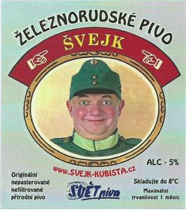 Drink Label: Švejk (Zeleznorudský pivovar Belveder, Czech RepublicCol ...