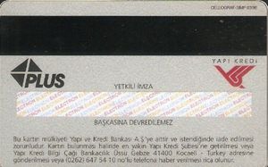Bank Card: Telecard (Yapi Kredi Bankasi, Türkiye (Turkey)Col:TR-VE-0097