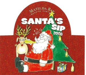 Drink Label: Santa's Sip (Matilda Bay Brewing Company, AustraliaCol:AU ...