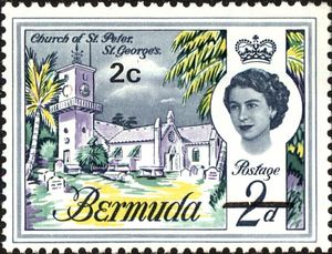 Church of St. Peter in St. George - surcharged