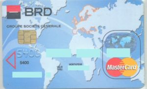 Tarjeta de Banco: World Map (Brd Groupe Societe Generale, RumaníaCol:RO ...